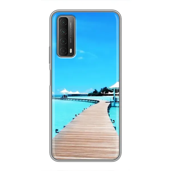Чехол с рисунком «Набережная» для Huawei P Smart 2021