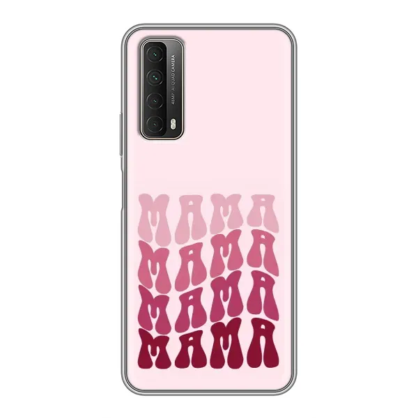 Чехол с рисунком «Надпись мама» для Huawei P Smart 2021 Чехол с рисунком «Надпись мама» для Huawei P Smart 2021