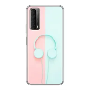Чехол с рисунком «Наушники» для Huawei P Smart 2021