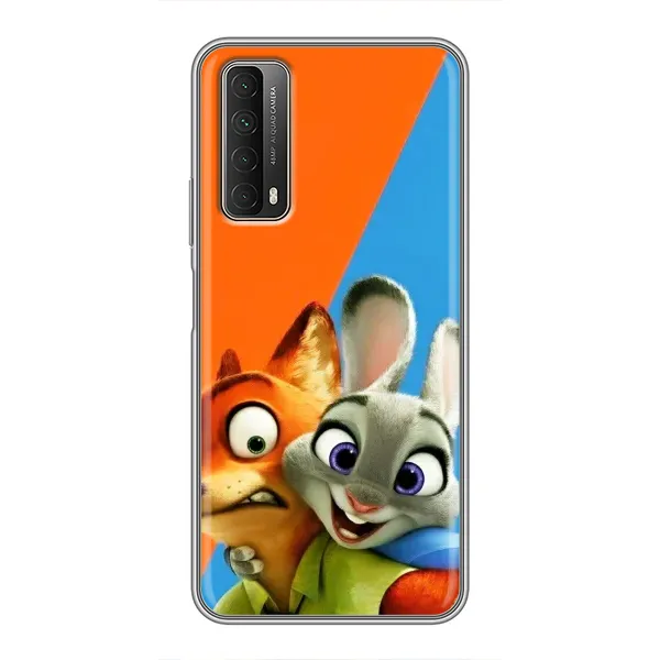 Чехол с рисунком «Ник и Хопс» для Huawei P Smart 2021