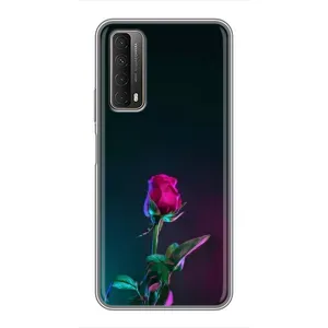 Чехлы с принтом Розочки для Huawei P Smart 2021 (Ночная роза)