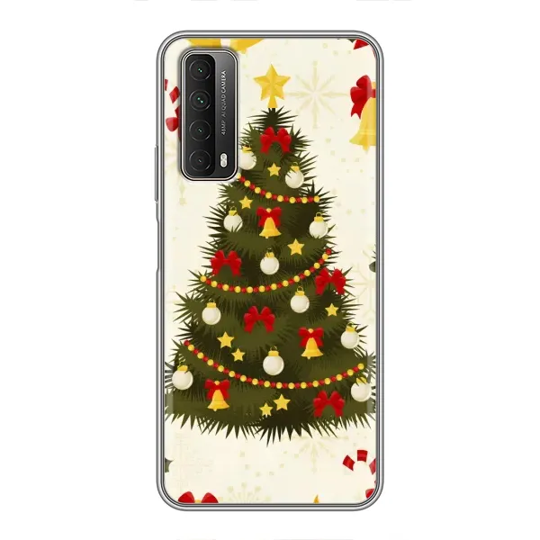 Чехол с рисунком «Новогодний принт» для Huawei P Smart 2021 Чехол с рисунком «Новогодний принт» для Huawei P Smart 2021