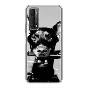 Чохол ДОБЕРМАН для Huawei P Smart 2021 (Небезпечний доберман)