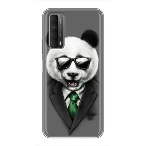 Чохли з Пандами на Huawei P Smart 2021 (Панда в окулярах)