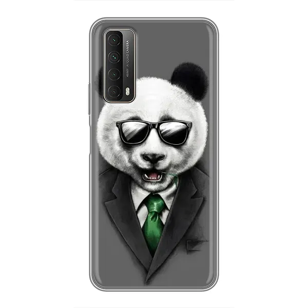 Чехол с рисунком «Панда в очках» для Huawei P Smart 2021