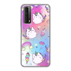 Чохол Unicorn на Huawei P Smart 2021 (Веселка і Єдинорог)