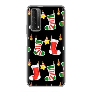 Силиконовый бампер на рождество для Huawei P Smart 2021 (Рождественские подарки)