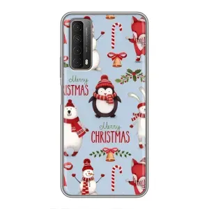 Чехол Санта Клаус для Huawei P Smart 2021 (Рождественский)