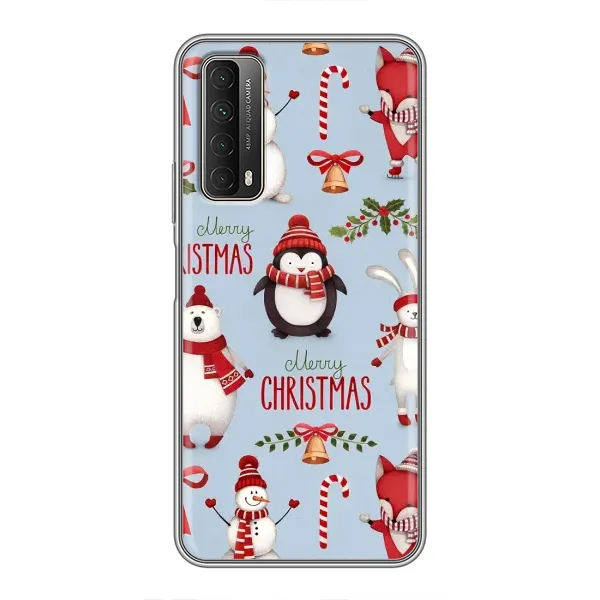 Чехол с рисунком «Рождественский» для Huawei P Smart 2021
