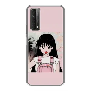 Чехол с персонажами АНИМЕ на Huawei P Smart 2021 (Сейлор Марс)