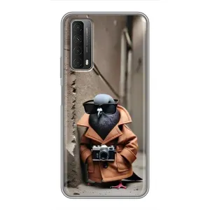 Чехол с мемами тралалело тралала для Huawei P Smart 2021 (Шпиониро голубио)