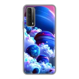 Чохли КОСМОС на Huawei P Smart 2021 (Сині планети)
