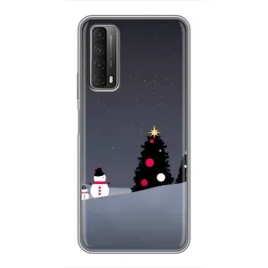 Чехлы на Новый Год Huawei P Smart 2021 (Снеговички)