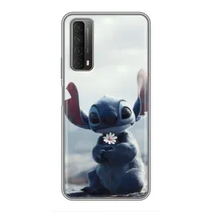 Чохол з малюнком Стіч для Huawei P Smart 2021 (Стіч з квіткою)