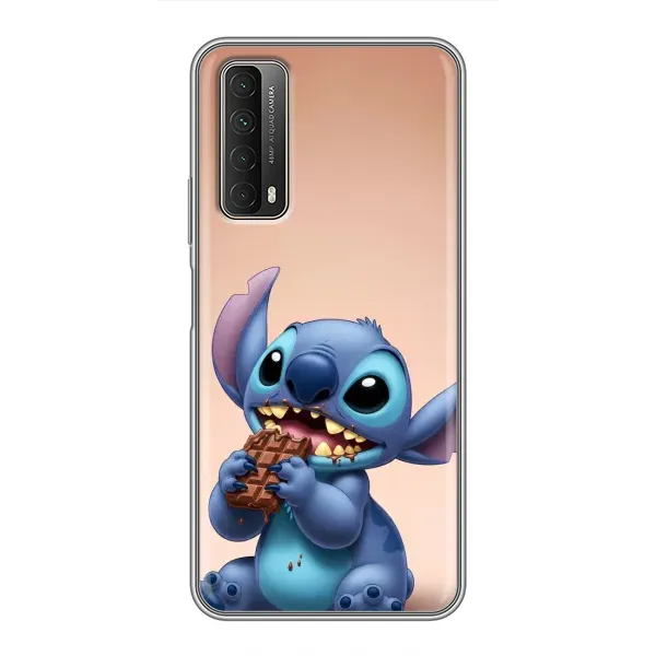 Чехол с рисунком «Стич с шоколадом» для Huawei P Smart 2021