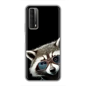 Силіконовий Чохол з Энотами на Huawei P Smart 2021 (Стильний Єнот)
