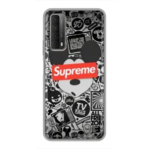 Чехол с Брендами одежды на Хуавей П Смарт 2021 (Supreme Маус)