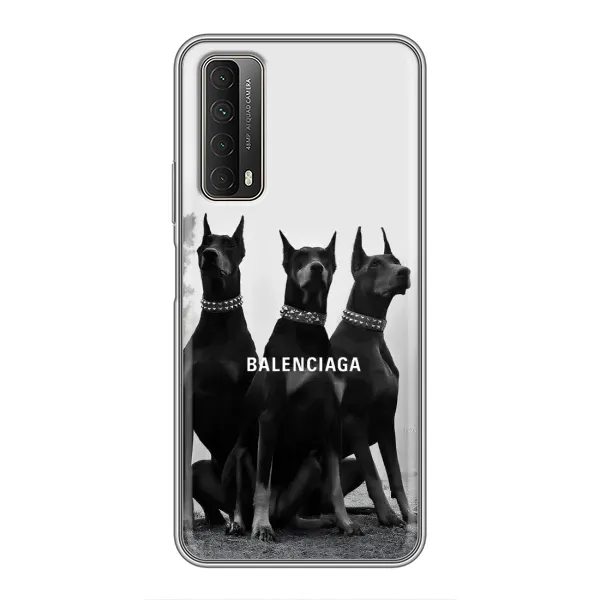 Чехол с рисунком «Три добермана» для Huawei P Smart 2021