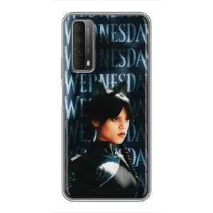 Чохол з картинкою Венсдей на Huawei P Smart 2021 (Вендсдей з ушками)