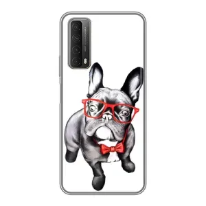 Бампер для Huawei P Smart 2021 з картинкою "Песики" (В окулярах)