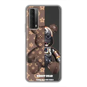 Силиконовый чехол для Huawei P Smart 2021 (Медмедь Луи Виттон)