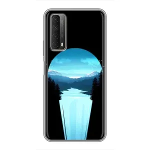Літній Чохол на Huawei P Smart 2021 (Синій Водоспад)
