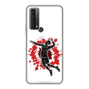 Чехлы с принтом Спортивная тематика для Huawei P Smart 2021 (Волейболист)