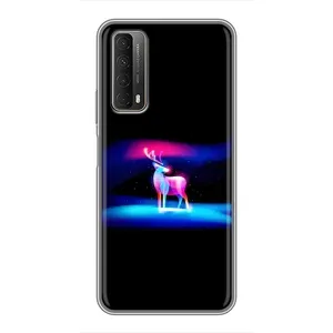 Силіконовий бампер з картинкою звірів для Huawei P Smart 2021 (Яскравий олень)