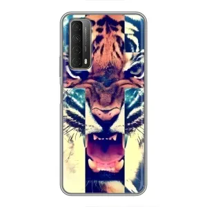 Чохли з зображенням різних тварин на Huawei P Smart 2021 (Яскравий Тигр)