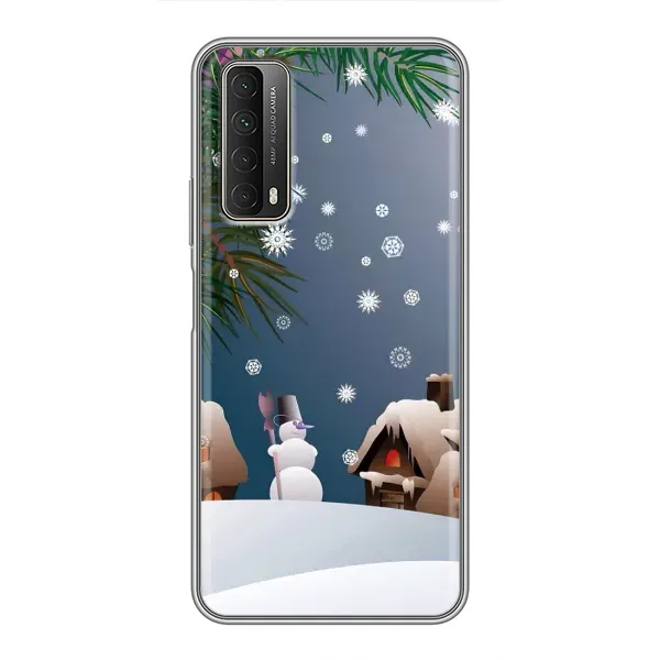 Чехол с рисунком «Зима» для Huawei P Smart 2021 Чехол с рисунком «Зима» для Huawei P Smart 2021