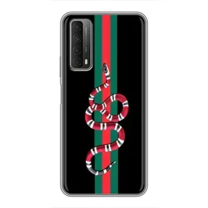 Чехлы Бренд GUCCI для Huawei P Smart 2021 (Змей Гуччи)
