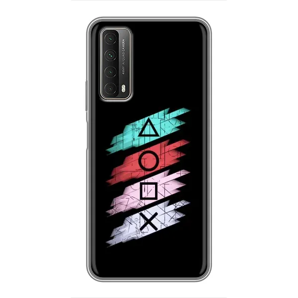 Чехол с рисунком «Значки Sony» для Huawei P Smart 2021