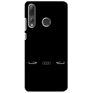 Силіконовий бампер з картинкою машини на Huawei P Smart Plus 2019 (Сілует Audi)