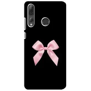 Чехол банты для Huawei P Smart Plus 2019 (Бант на черном)