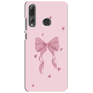 Чехол банты для Huawei P Smart Plus 2019 (Бант на розовом)