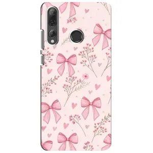 Чехол банты для Huawei P Smart Plus 2019 (Банты с цветами)