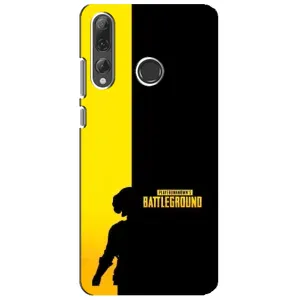Чохол (TPU) з картинкою "Лого Пабг" на Хуавей П Смарт Плюс 2019 (Battlegrounds)