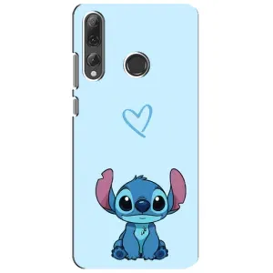 Чехол с рисунком Стич для Huawei P Smart Plus 2019 (Голубой Стич)