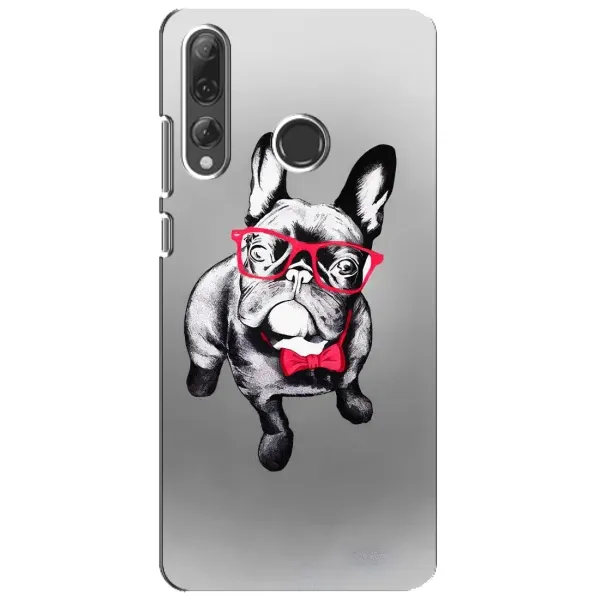 Чехол с рисунком «Бульдог в очках» для Huawei P Smart Plus 2019 Чехол с рисунком «Бульдог в очках» для Huawei P Smart Plus 2019