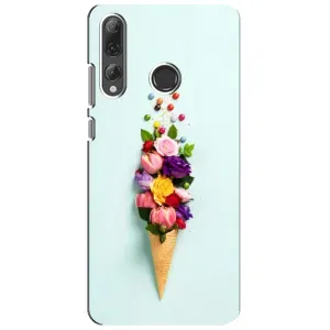 Чохли з тематикою "КВІТИ" на Huawei P Smart Plus 2019 (Квітка-морозиво)