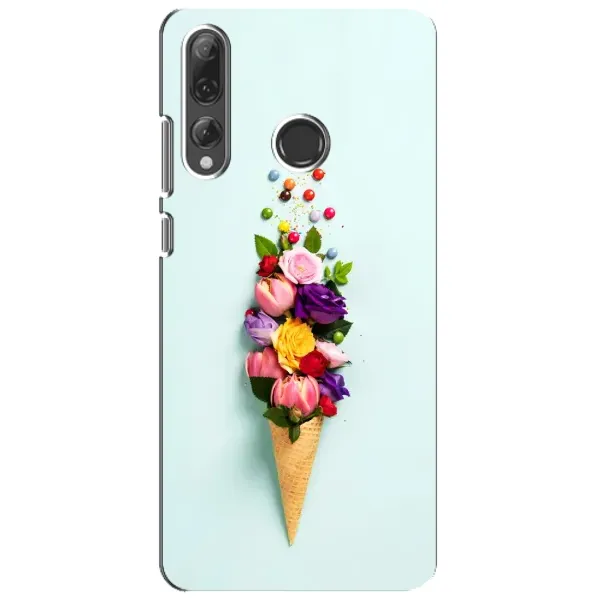 Чехол с рисунком «Цветок-мороженное» для Huawei P Smart Plus 2019 Чехол с рисунком «Цветок-мороженное» для Huawei P Smart Plus 2019