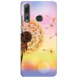 Силиконовый Чехол с одуванчиками на Huawei P Smart Plus 2019 (Цветок-одуванчик)