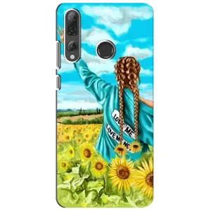 Чохол Стильні дівчата на Huawei P Smart Plus 2019 (Дівчина на полі)
