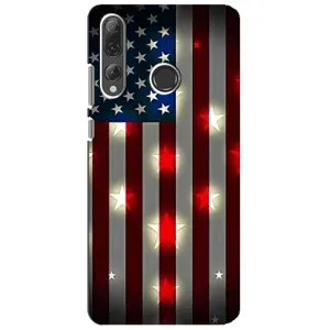 Чехол Флаг USA для Huawei P Smart Plus 2019 (Флаг США 2)