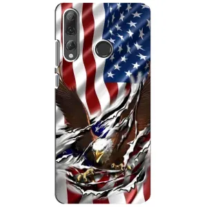 Чехол Флаг USA для Huawei P Smart Plus 2019 (Флаг USA)