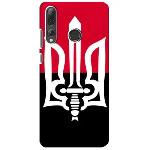 Чехлы УПА (Красно-Чёрный) на Huawei P Smart Plus 2019 (Герб Украины)