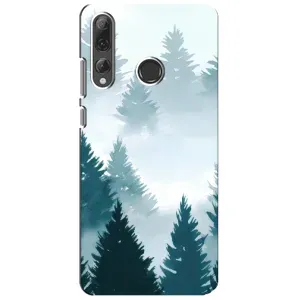 Летний Чехол на Huawei P Smart Plus 2019 (Горный лес)