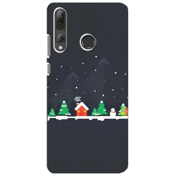 Чехол с рисунком «Город зимний» для Huawei P Smart Plus 2019 Чехол с рисунком «Город зимний» для Huawei P Smart Plus 2019