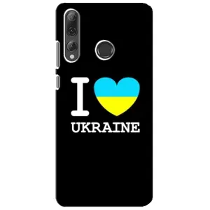 Чехол с Украинской символикой на Хуавей П Смарт Плюс 2019 (I Love Ukraine)