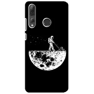 Силиконовый Чехол с принтом "Космонавты" на Huawei P Smart Plus 2019 (Космонавт)